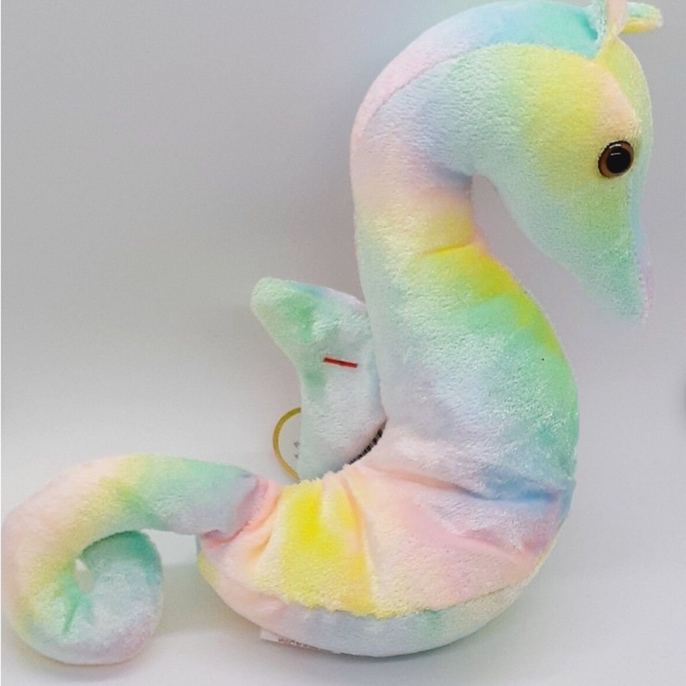 RARE TY Neon the Seahorse Beanie Baby - NWT - Retired 12/23/99. - Picture 6 of 9